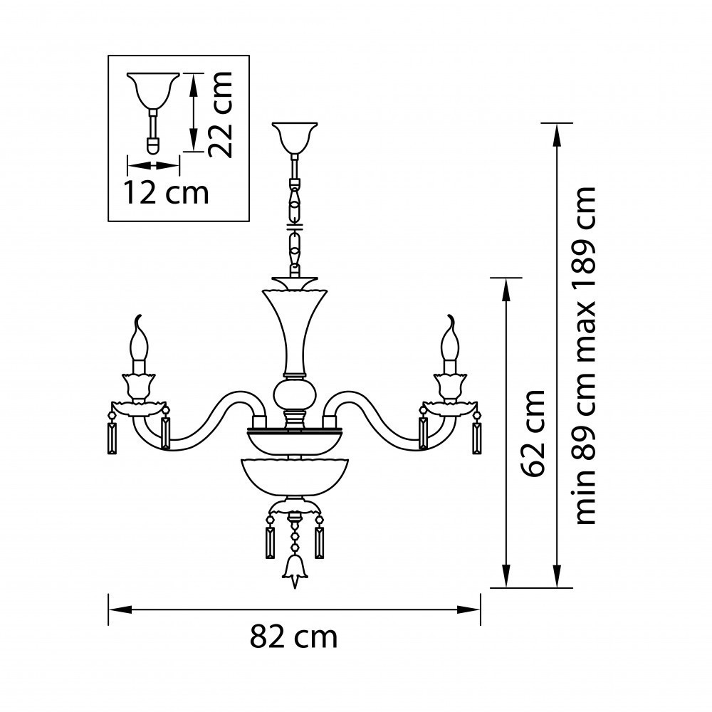 Lightstar (MD000010-8) Люстра подвесная CAMPANA 8х60W E14 ХРОМ (в комплекте) Lightstar (MD000010-8) Люстра подвесная CAMPANA 8х60W E14 ХРОМ (в комплекте)