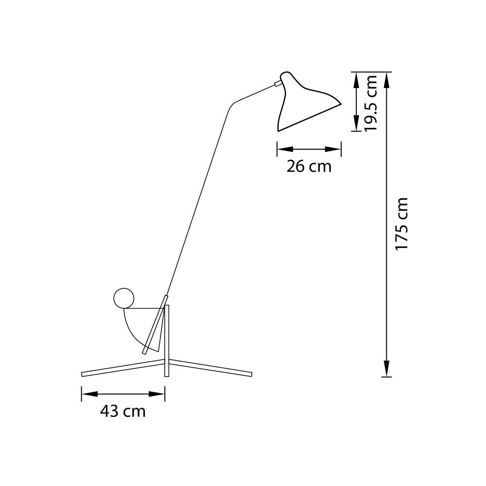 Lightstar *** (ML14003041-1В) Торшер MANTI 1х40W E14 White (в комплекте) Lightstar *** (ML14003041-1В) Торшер MANTI 1х40W E14 White (в комплекте)